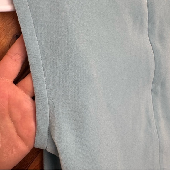 St. John Light Blue Sleeveless Top Size 2 - Picture 5 of 5